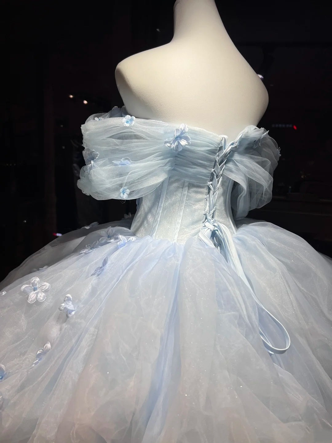Layered Princess Dress, Long Tulle Formal Ball Gown gh6720
