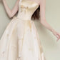 girlhomeshops-Sweet Bow Exquisite Beaded Long Satin Belle Princess Ball Gown Evening Dress Graduation Dress gh5978