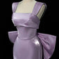 Girlhomeshops-Purple Dress Elegant Dress Satin Dress Long Dress Formal Prom Gown Ball Dress Graceful Dress gh5308