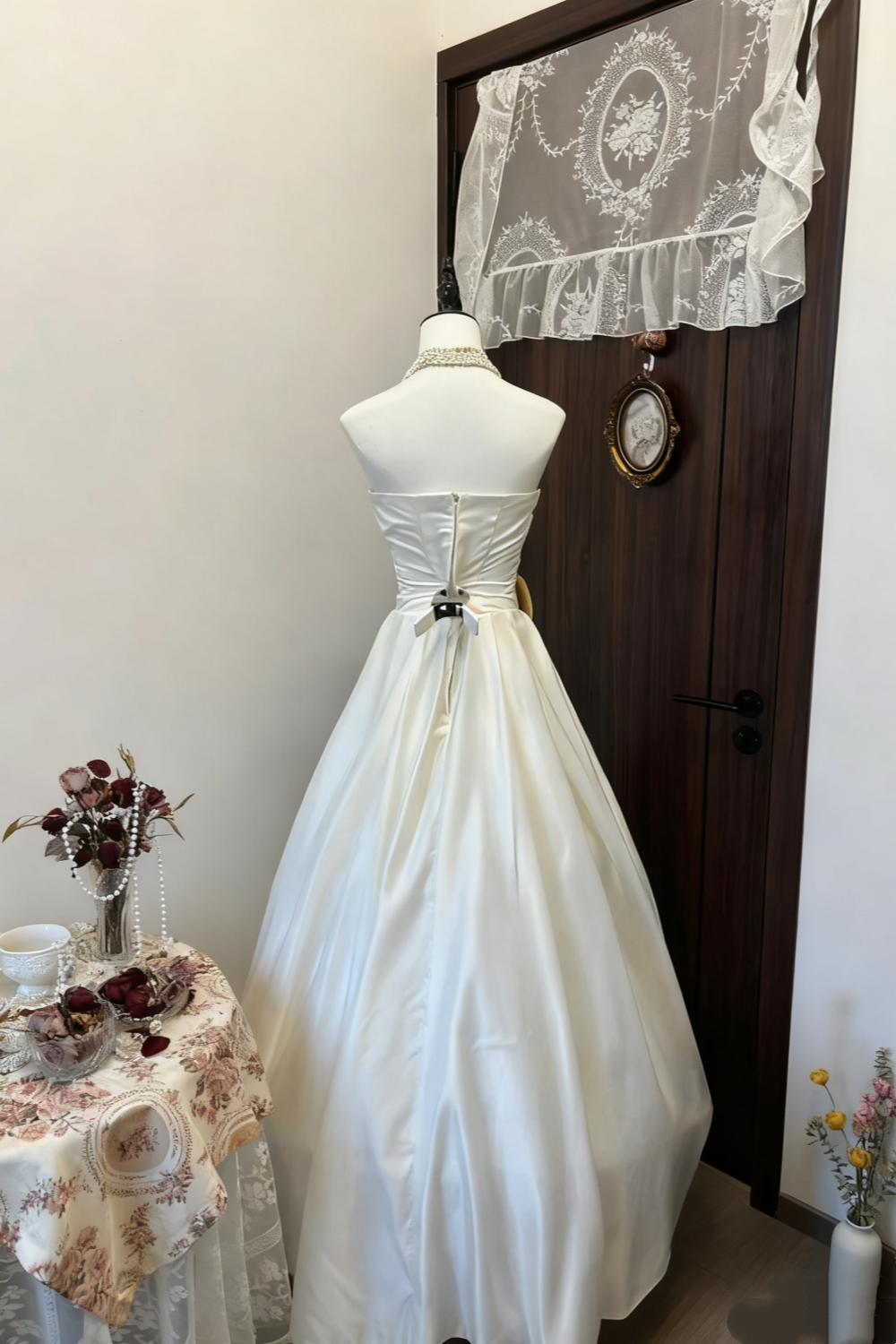 girlhomeshops - Robe de soirée en satin gh6122