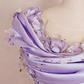 Formal Dress Lilac Satin Off-the-Shoulder 3D Flower Train Gown gh6388