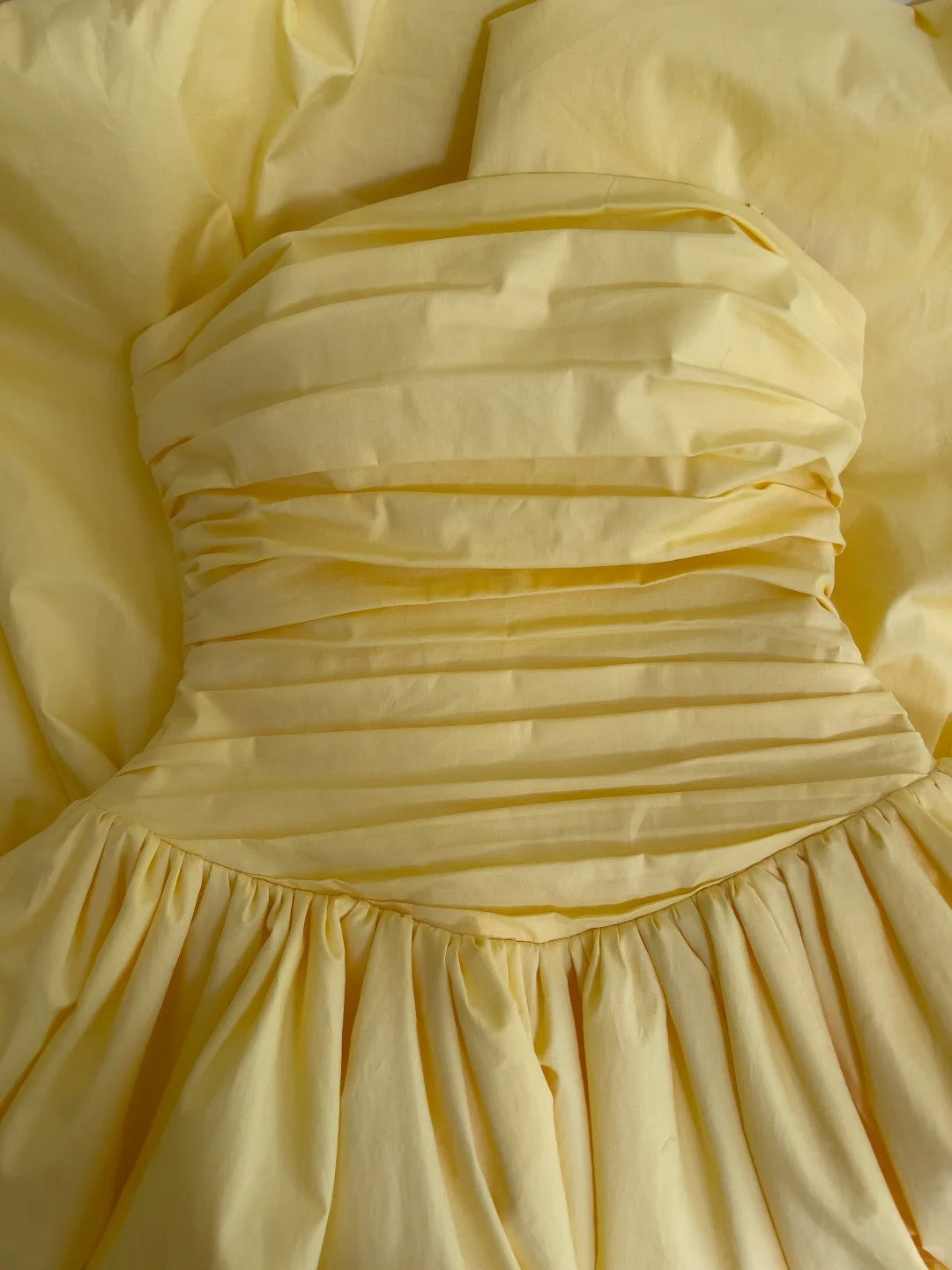 girlhomeshops--Yellow sweet long tulle prom dress gh5577