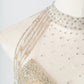 Champagne gold shining elegant tulle long prom dress evening dress party dress gh4870
