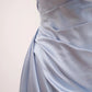 Girlhomeshops-Blue fashion long satin Prom dress evening dress gh5070