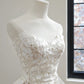Girlhomeshops-White Floral Lace Short Homecoming Dress Birthday Party Dress gh5068