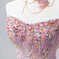 Robe de bal bustier Fairy Luxury Pink Diamond Starlight - Robe somptueuse pour dîner et tapis rouge gh6565