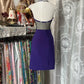 Girlhomeshops-Purple Floral Short Chiffon Homecoming Dress Party Dress gh5248