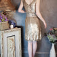 Gold gorgeous vintage beaded sequins elegant long sequin homecoming dress prom dress evening dress cocktail party dress gh4798