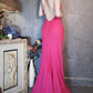 Beautiful rose pink vintage rose pink pleated craftsmanship retro elegant long chiffon prom dress evening dress party dress gh4807