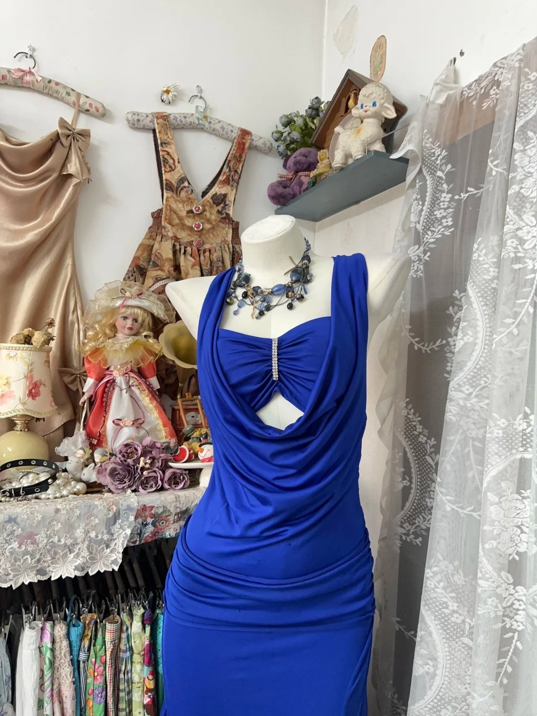 Retro-Kleid Exquisites langes Abendkleid gh6687