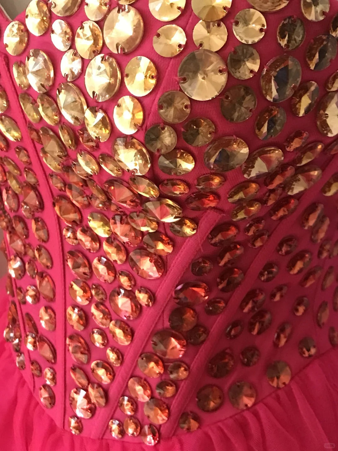 ❤️Pink retro noble princess short homecoming dress sequined tulle ball dress evening dress gh4392