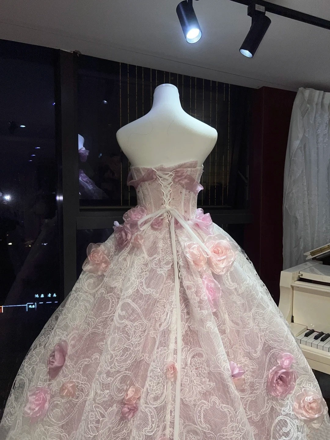 A Fairy Princess! A Girly Dress 🌸 A Pink Floral Fairy Dress That Explodes With Girlish Charm gh6731