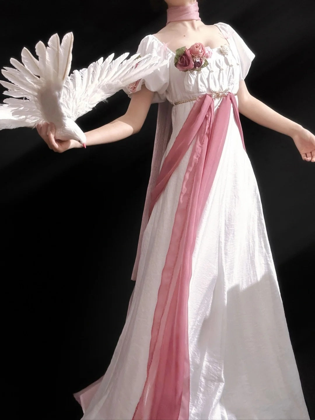 Pink Palace Elegant Girl Long Dress gh6656