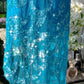Blue Sparkling Ball Gown Long Chiffon Ball Gown Evening Gown Birthday Gown Wedding Gown gh4528