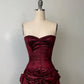 girlhomeshops-Vintage Burgundy corset homecoming dresses tight hoco dresses gh5808