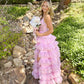 Pink Sweet Stylish Elegant Long Tulle Layered Prom Dress Evening Gown Prom Dress Graduation Gown gh3794