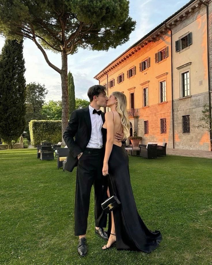 Black Fashion Elegant Long Satin Slit Sexy Ball Gown Evening Dress Wedding Guest Party Dress gh3431