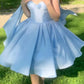 girlhomeshops-White/blue princess color homecoming dresses tight hoco dresses Barbie Princess gh5807