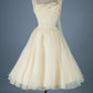 girlhomeshops--Pastel Yellow Lace Exquisite Short Satin Homecoming Dress gh5640