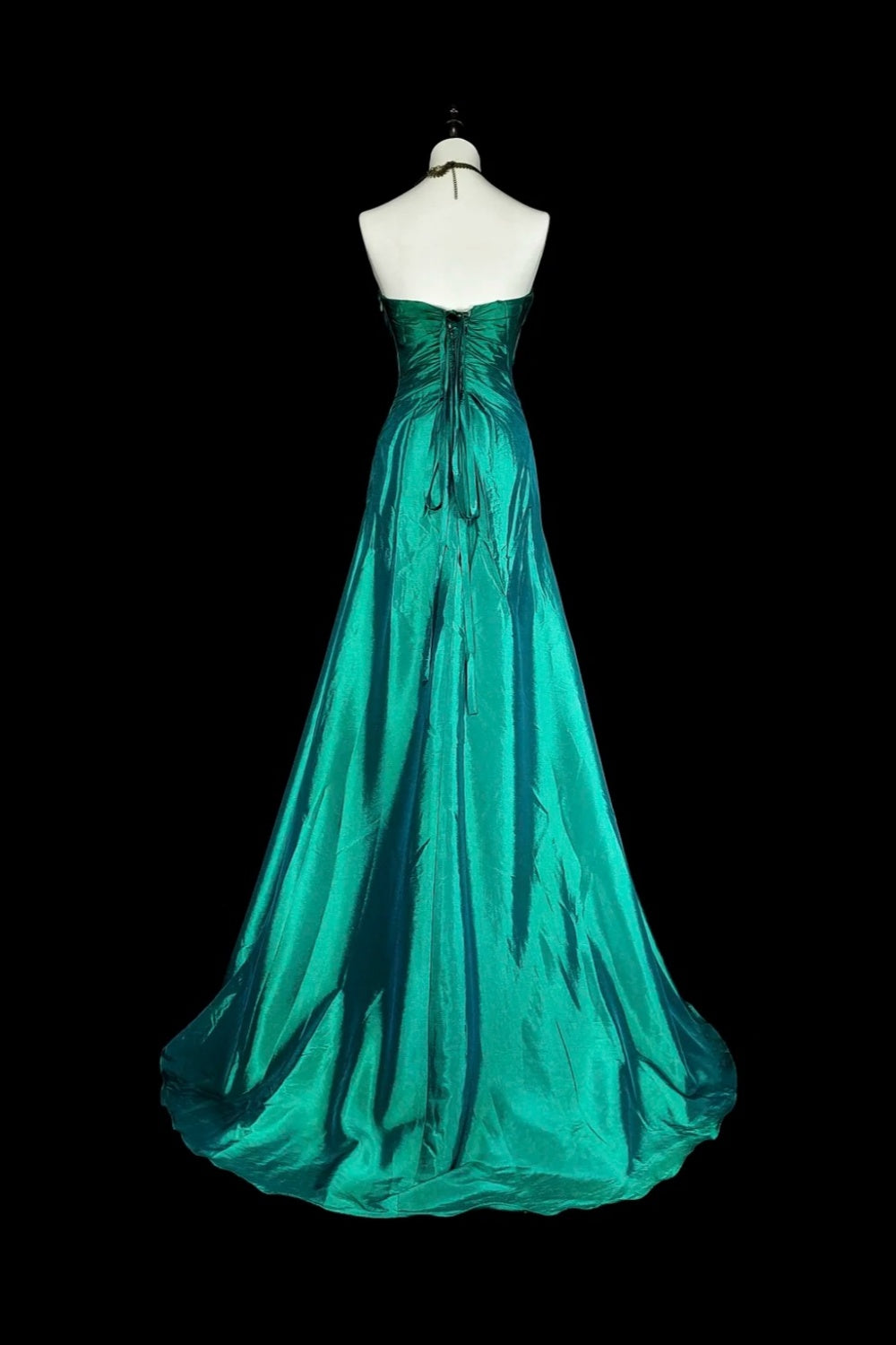 girlhomeshops-Beaded dress, green dress, formal evening gown, long dress gh6141