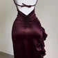 Purple Fashion Chic Suspender Long Elegant Sexy Bodycon Prom Dress Evening Gown Fashion Party Dress gh3449