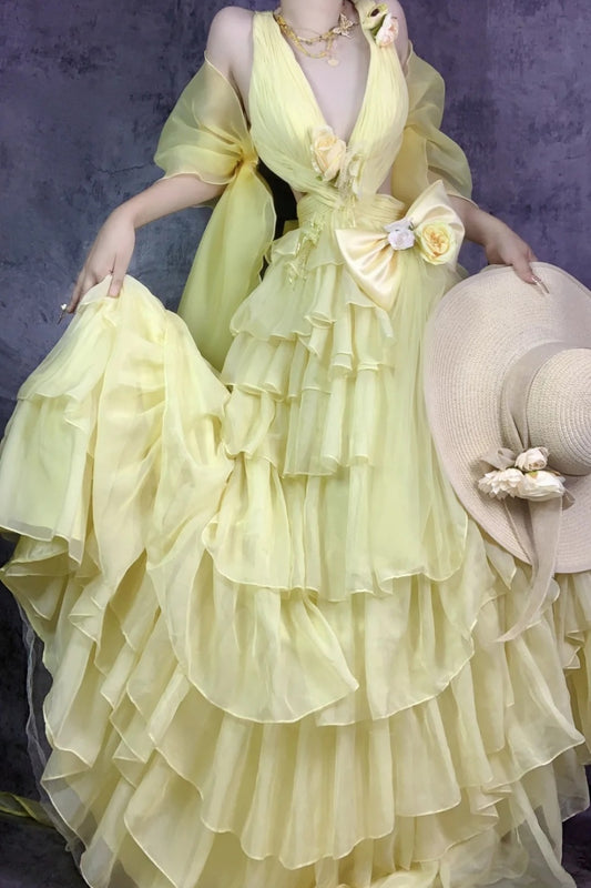 Retro elegant long evening dress gh6847