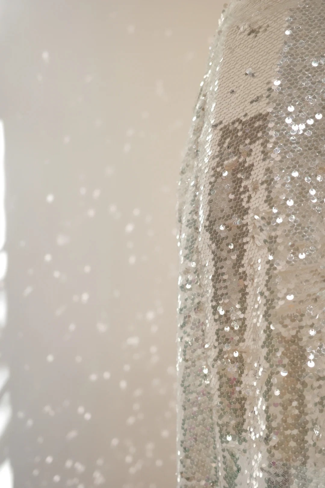 Girlhomeshops-Silver luxury gorgeous crystal sequins shiny long Prom dress evening dress gh5066