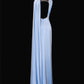 Girlhomeshops-Blau exquisite Perlen Mode lange Satin Ballkleid Abendkleid Partykleid gh5379