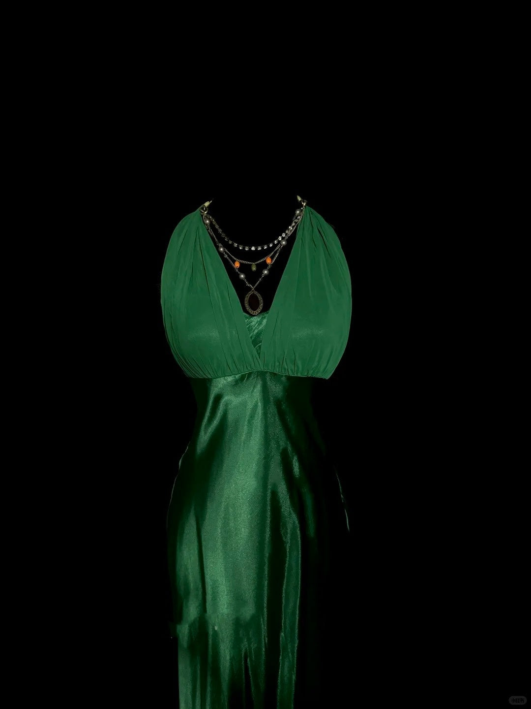 Robe de soirée longue en satin vert élégant, robe de bal, robe de soirée gh4694