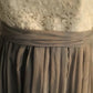 Gray Lace Vintage Homecoming Dress Short Chiffon Face Ball Gown gh4497