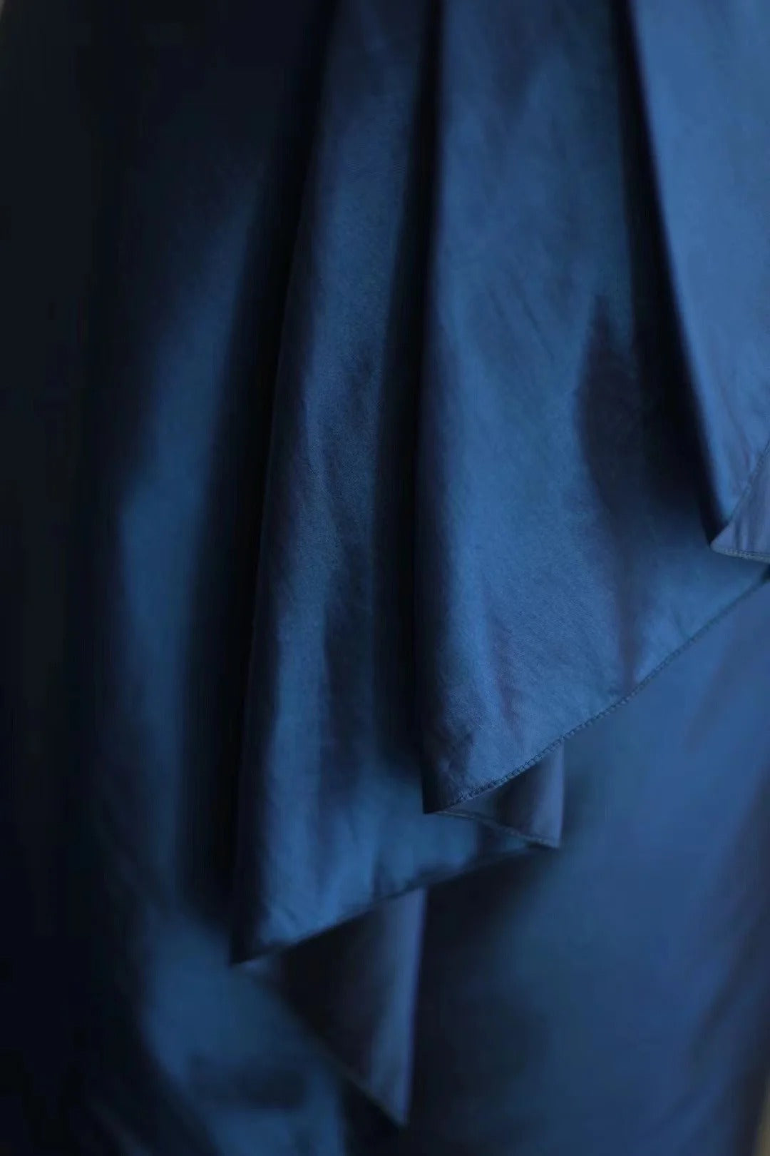 Blue floral short satin homecoming dress birthday party dress small orchid gh4304