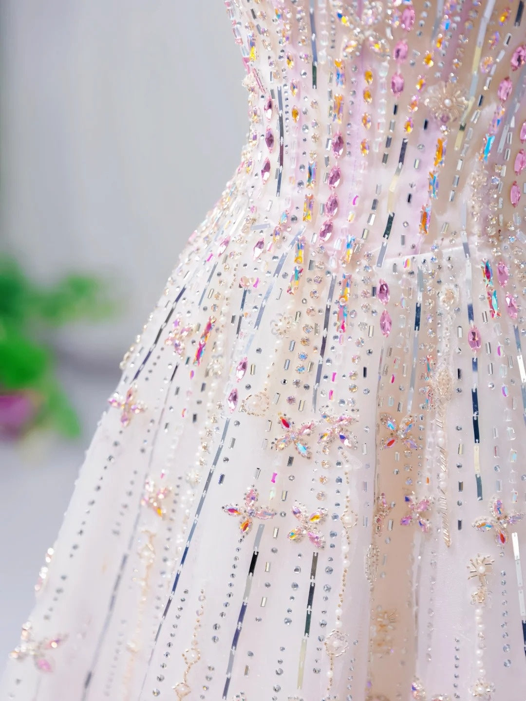 Robe de bal bustier Fairy Luxury Pink Diamond Starlight - Robe somptueuse pour dîner et tapis rouge gh6565