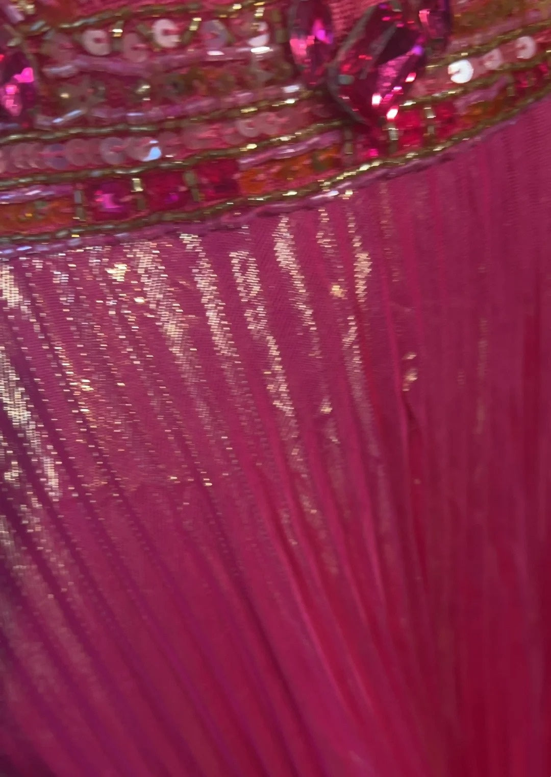 Pink Exquisite Pearl Embellishment Long Satin Formal Dress gh6774