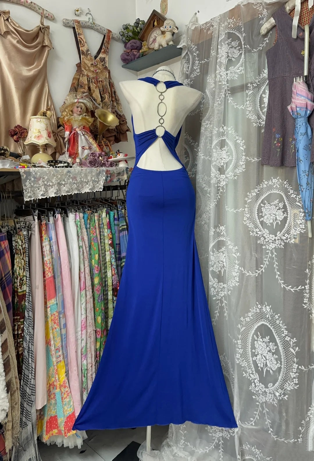 Retro-Kleid Exquisites langes Abendkleid gh6687