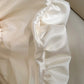 Moonlight White Short Satin Homecoming Dress Party Gown gh4763
