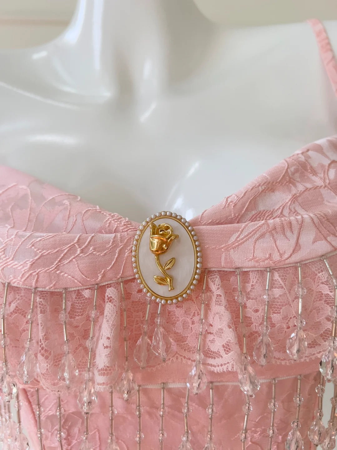 Pink Lace Vintage Flowy long/Short Homecoming Dress Chiffon Ball Gown Birthday Party Dress gh4406