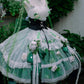 Robe Lolita Verte Merveilleuse Rose de Rêve gh6655
