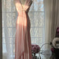 Pink Elegant Exquisite Rhinestone Long Satin Chiffon Ball Gown Evening Dress Party Dress Birthday Dress Date Dress gh4163