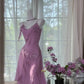 Purple Floral Exquisite Chiffon Homecoming Dress Prom Dress Evening Dress Party Dress gh4320
