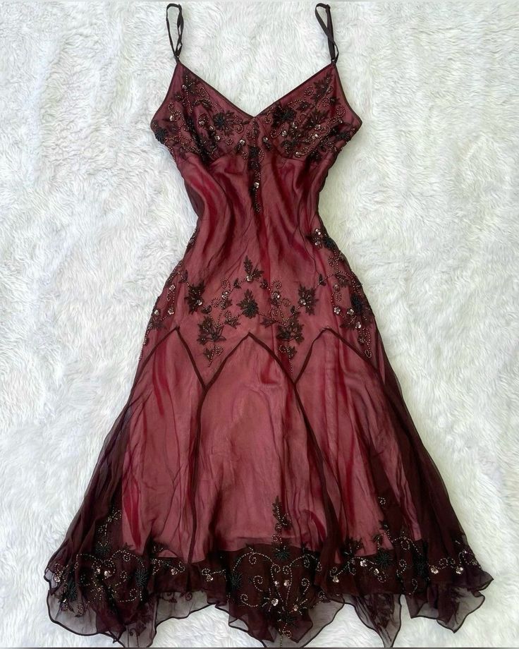 Robe de soirée trapèze élégante et raffinée, rouge et rose, avec perles, bretelles spaghetti, longue ou courte, en tulle, pour fête d'anniversaire, bal de promo, gh3838