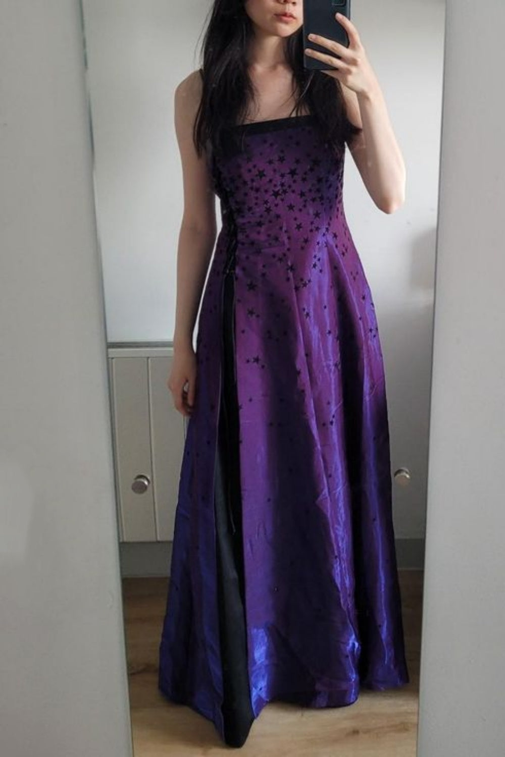 girlhomeshops-Vintage Dress, Purple Dress, Girls' Dress gh6120