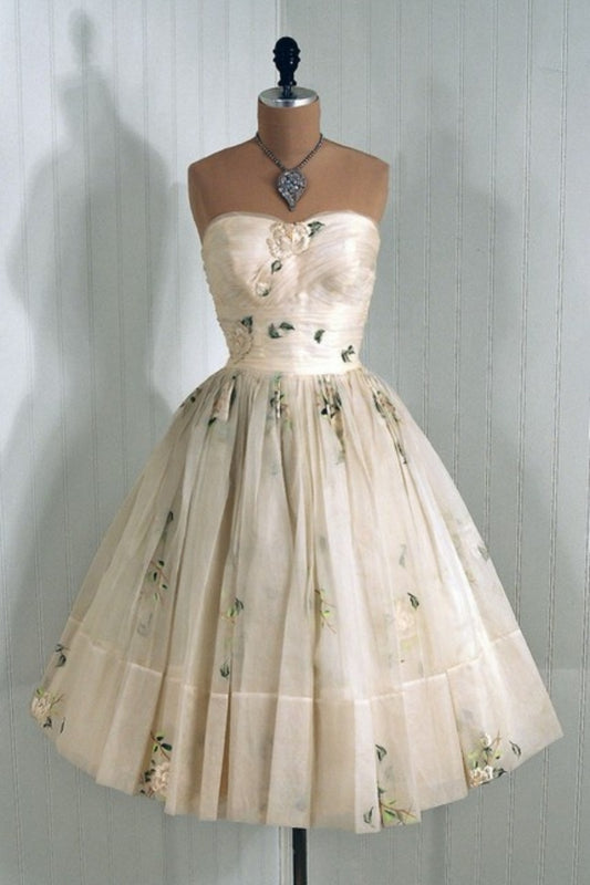 girlhomeshops-Floral satin short dress gh6145