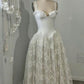 Robe vintage, robe longue en dentelle et tulle gh6547