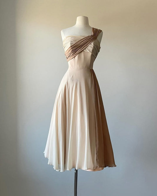 girlhomeshops--Vintage Elegant Midi Tulle Homecoming Dress gh5626