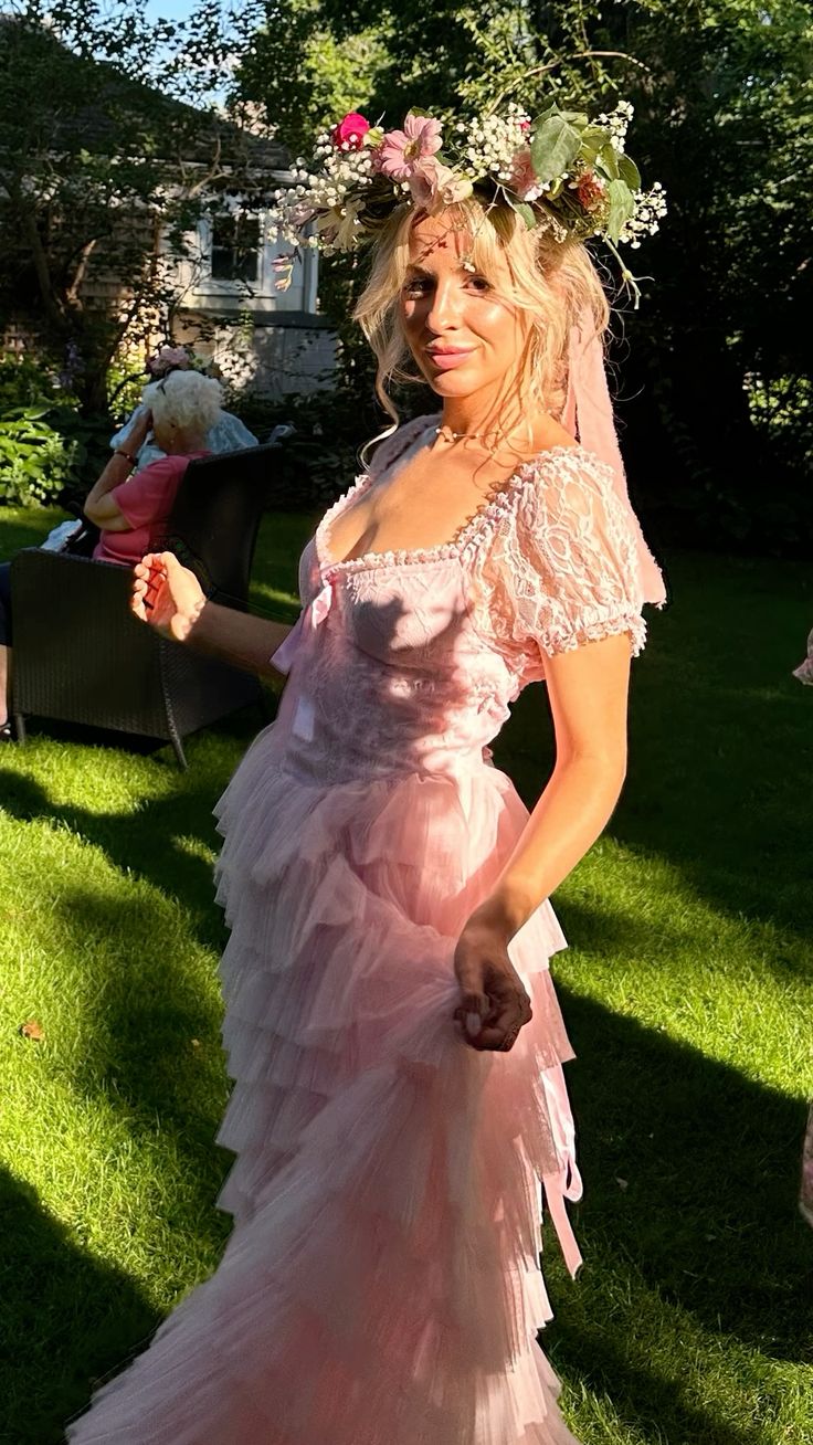 Pink/Green/Blue Delicate Lace Sweet Elegant Cute Long Layered Tulle Chiffon Ball Gown Evening Dress Garden Party Dress Prom Dress gh3780