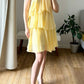 girlhomeshops-Yellow floral suspender short homecoming dress chiffon girlfriend dress sister dress gh5800