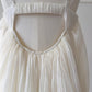 White Fantasy Short Chiffon Homecoming Dress Outdoor Holiday Party Dress gh4764
