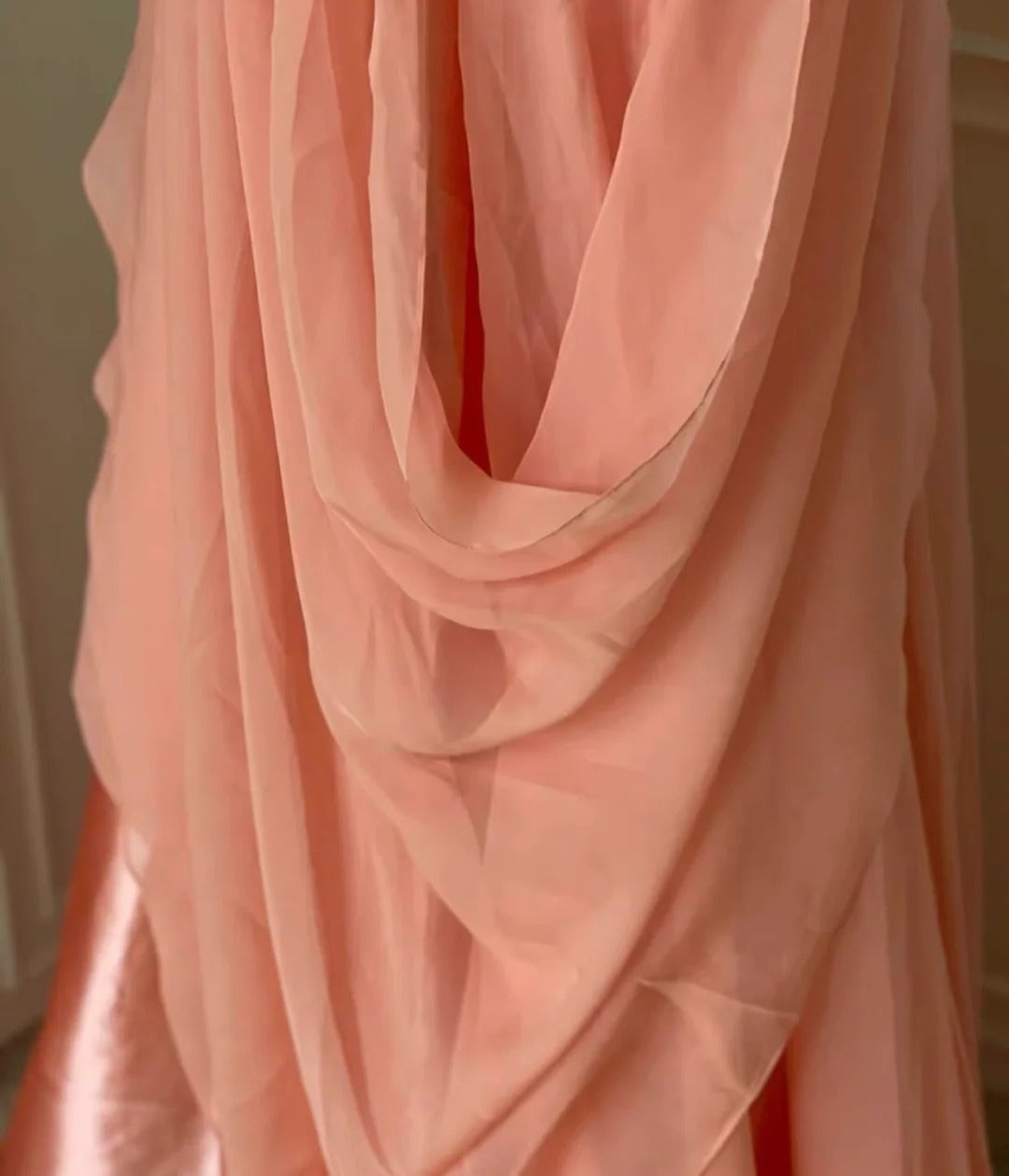 ✨Rosa Fantasy Griechische Göttin Langes Chiffon Ballkleid Abendkleid gh4269