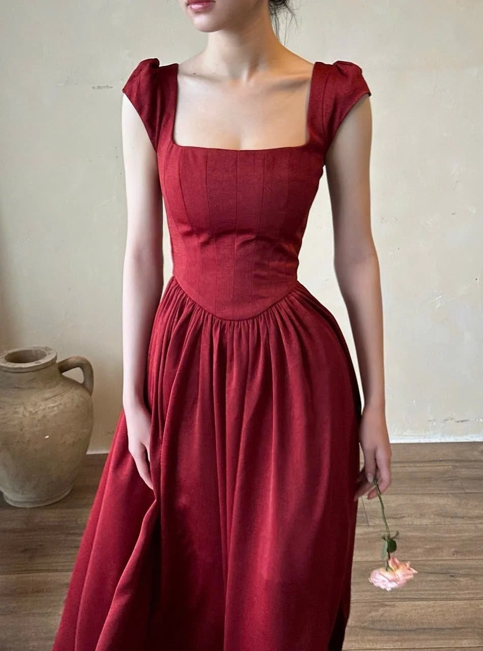 girlhomeshops--Bridesmaid Dresses Green/Wine Red/Pink/Royal Blue/Brown/Burgundy Simple And Elegant Long Formal Chiffon Prom Dress gh5609