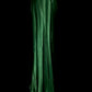 Robe de soirée longue en satin vert élégant, robe de bal, robe de soirée gh4694
